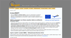 Desktop Screenshot of ingots.cz